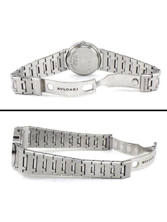 Bvlgari Watch Date Black Dial SS Quartz Analog main image 8